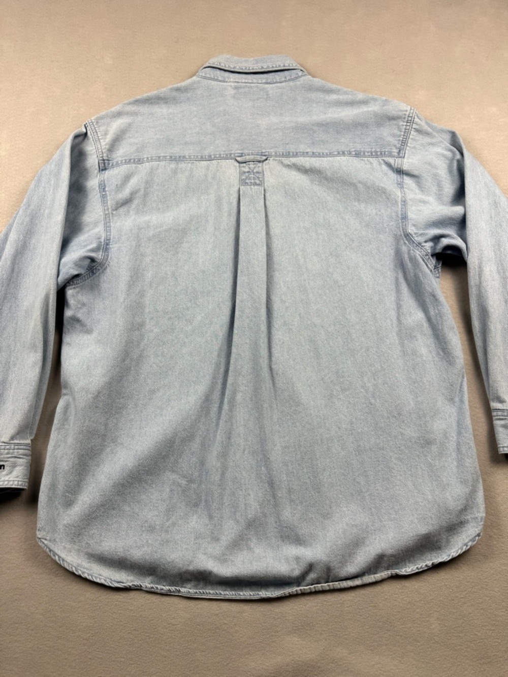 Vintage XL Denim Pittsburgh Penguins Long Sleeve Button Shirt NHL Hockey - Picture 2 of 7